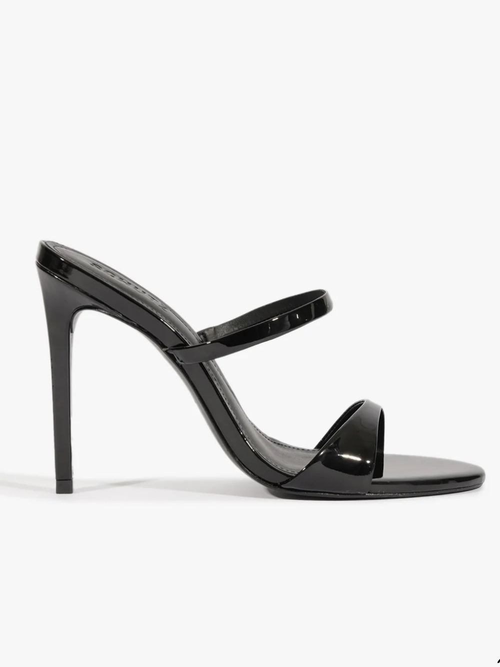 SCHUTZ Jessica Patent Mule Sandal - Black